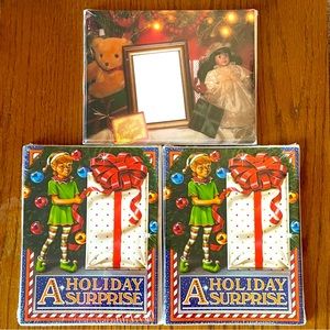 Vintage Lot of Cardboard Christmas
Photo Frames